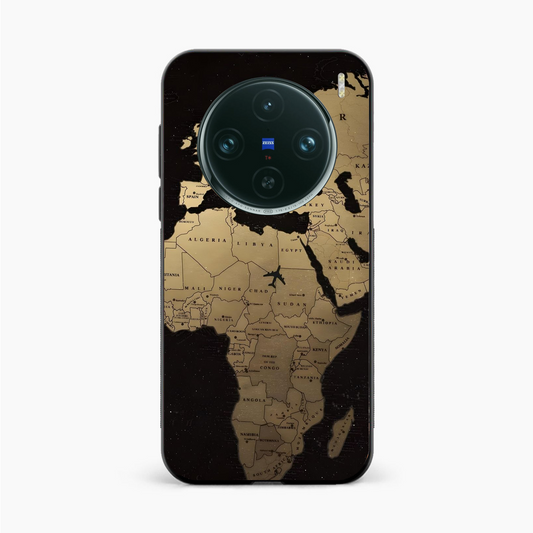 World Map Vivo X100 Pro Back Cover