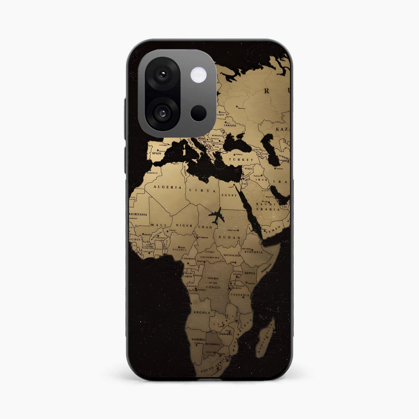 World Map OnePlus 13s Back Cover