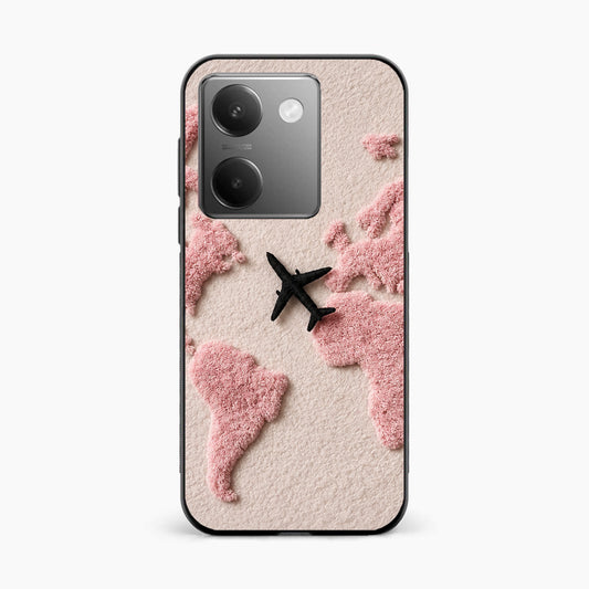 Pink Travel Mood Vivo Y200 Pro 5G Back Cover