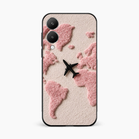 Pink Travel Mood Vivo Y28 5G Back Cover