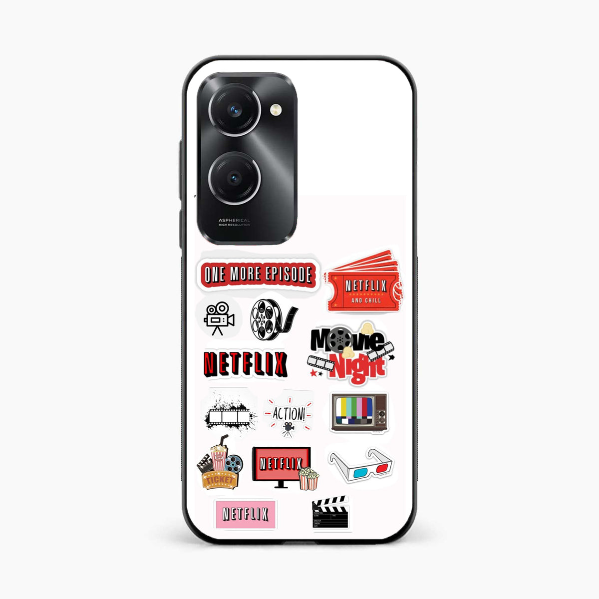Movie Lover Vivo Y28s 5G Aesthetic Back Cover