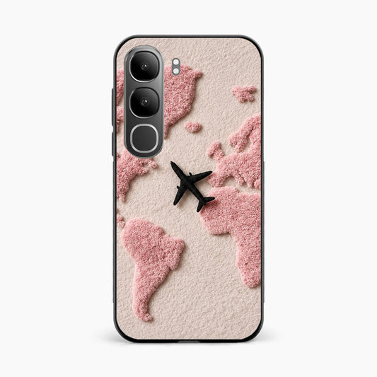 Pink Travel Mood Vivo Y31 5G Back Cover