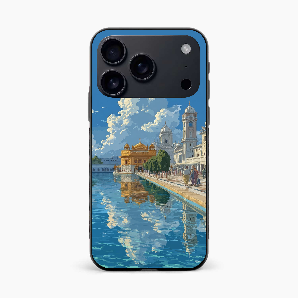 Golden Temple Peace & Faith iPhone 17 Pro Max Back Cover