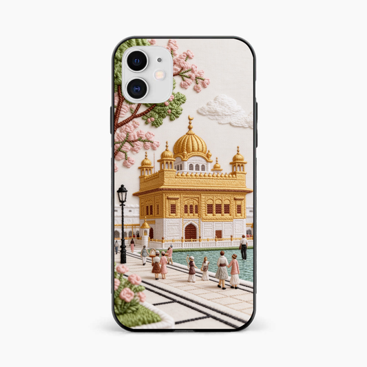 Golden Temple Blossom Premium iPhone 12 Back Cover