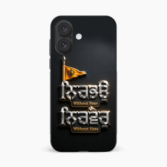 Khalsa Pride–Nirbhau Nirvair iPhone 16 Plus Back Cover