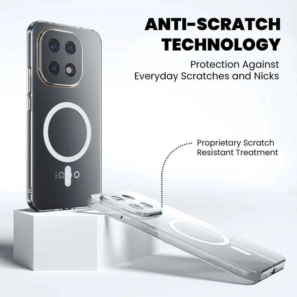 iQOO 15 Anti-Yellow Clear Back Case