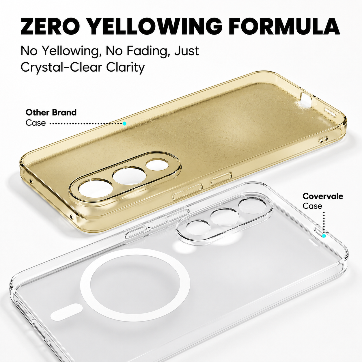 iQOO 9SE Anti-Yellow Clear Back Case