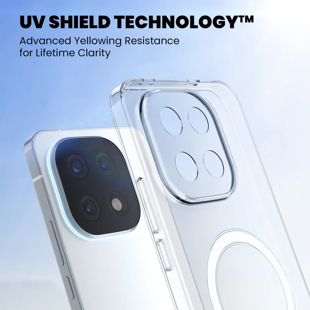 iQOO 15 Anti-Yellow Clear Back Case