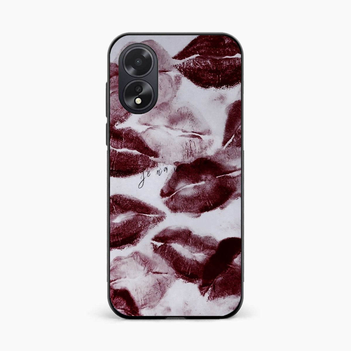 Love Lips Art Oppo A38 Back Covers
