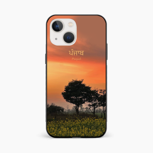 Punjab Nature Sunset iPhone 13 Back Cover