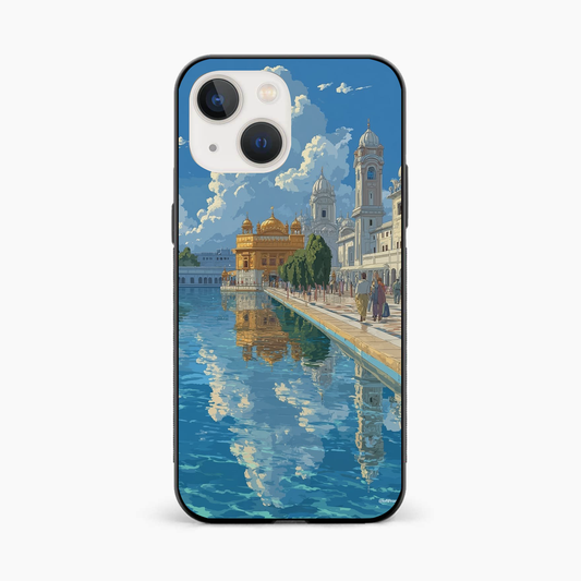 Golden Temple Peace & Faith iPhone 13 Back Cover
