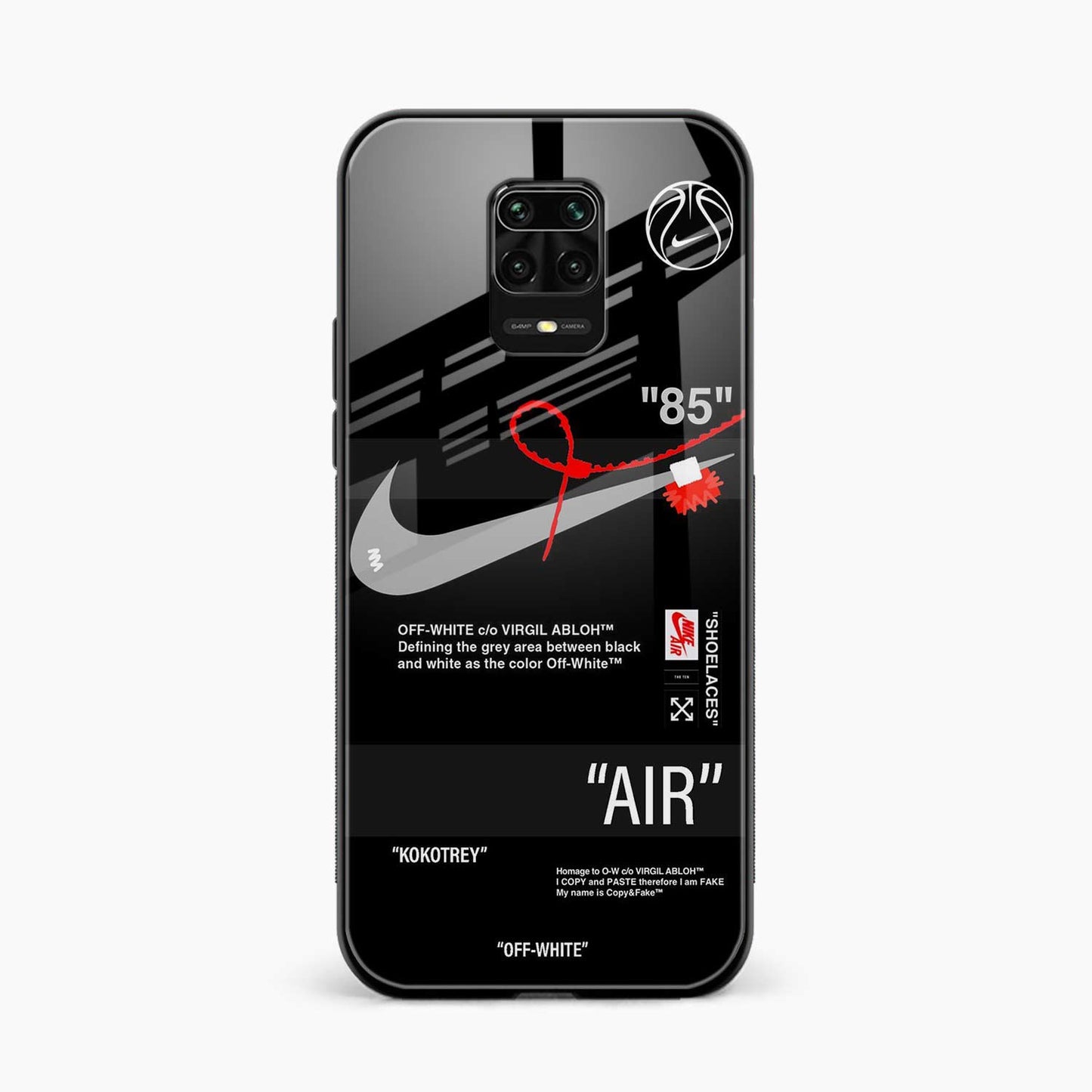 Off White Poco M2 Pro Back Cover