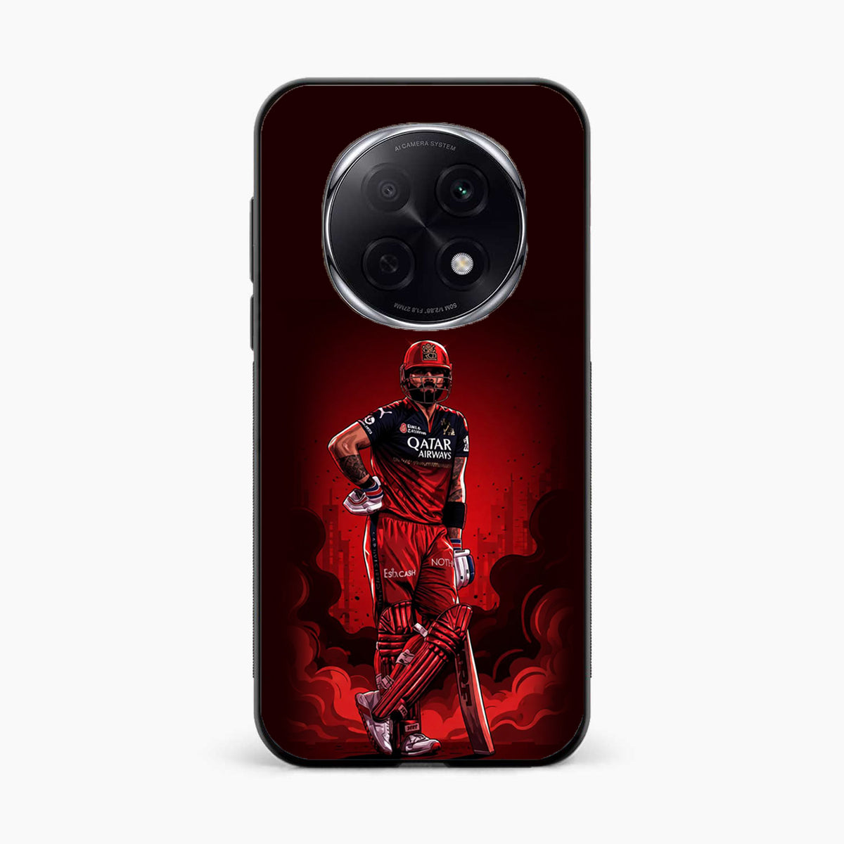 King Kohli Red Art Oppo F29 Pro 5G Back Cover
