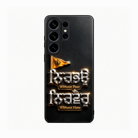 Khalsa Pride–Nirbhau Nirvair Samsung S24 Ultra Back Cover